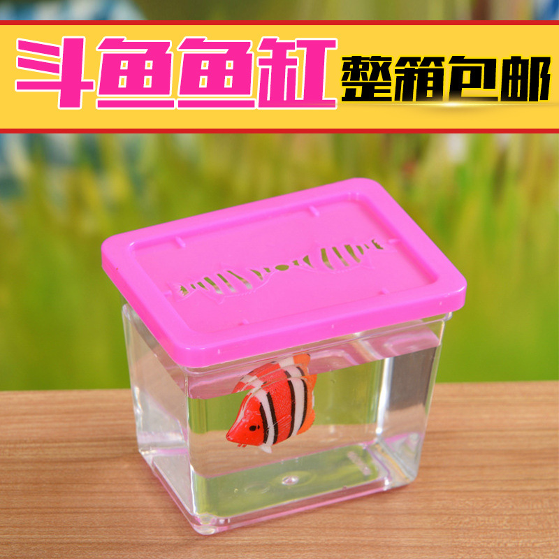 Маленькая чашка Дую, коробка Douyu Mi Mi Jellyfise Cup Pet Box Высокая прозрачная пластиковая утолщающая
