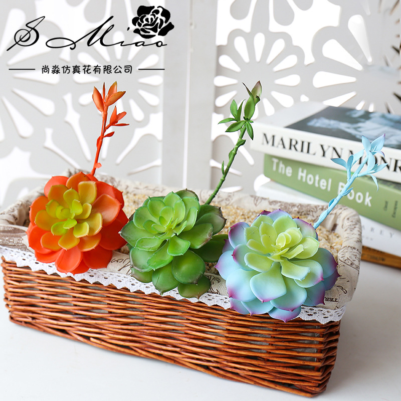 Echeveria сочные искусственные цветы, принадлежности для самостоятельного изготовления, гаджеты, пластиковые растения, настенная цветочная композиция, украшение для дома AliExpress