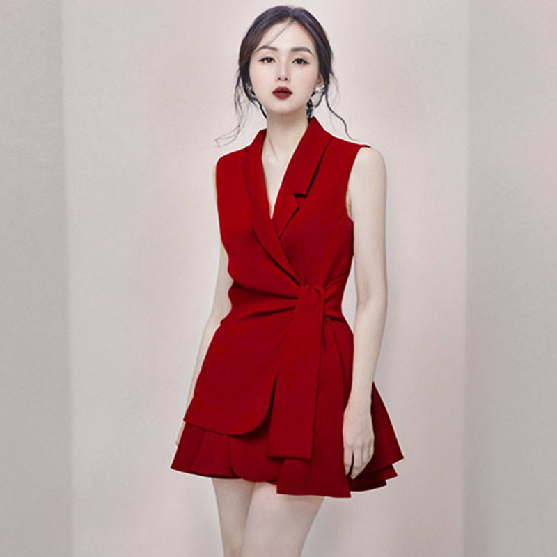 Летнее платье, пиджак классического кроя, классический костюм, комплект, юбка, европейский стиль, французский стиль