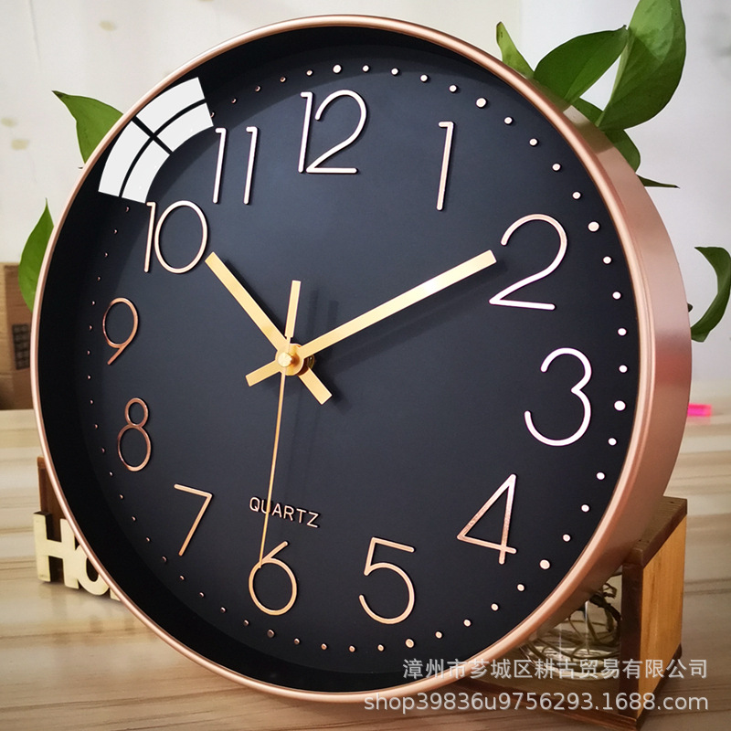 12 -часы с часами, висящие колокольчики, оптовые Quartyn Clock Modern Simplicy Пластиковые гостиные цифровые часы