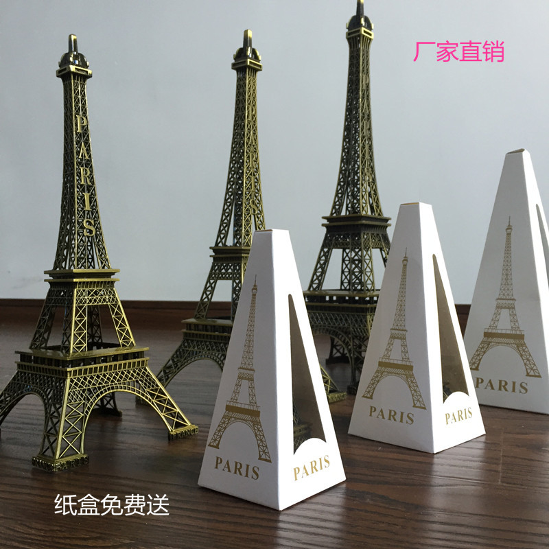 Paris Eiffel Tower Украшение домашнего украшения креативные металлические металлы