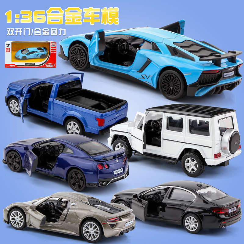 Гоночный автомобиль, реалистичная модель автомобиля, транспорт, игрушка для мальчиков, игрушечная машина, масштаб 1:36
