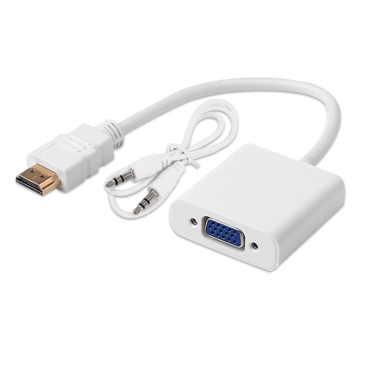 HDMI-VGA с аудио HDMI-VGA с аудио Кабель HD от компьютера к телевизору