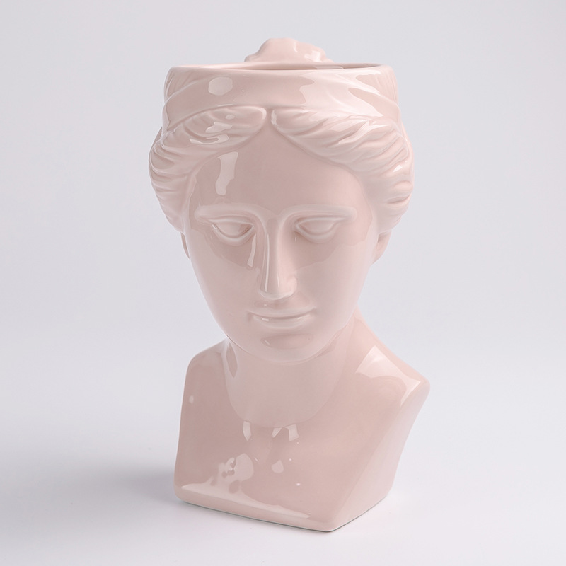 Нордическая орнамент керамика Венера Цветок творческий романский римский персонаж Аватар орнамент ваза керамический цветок вставка цветов