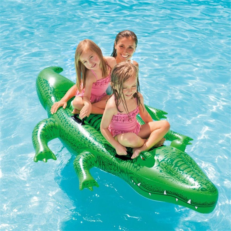 Подлинные Intex58562 Гранд Крокодила гора детские двойные воды Флекванические кровать