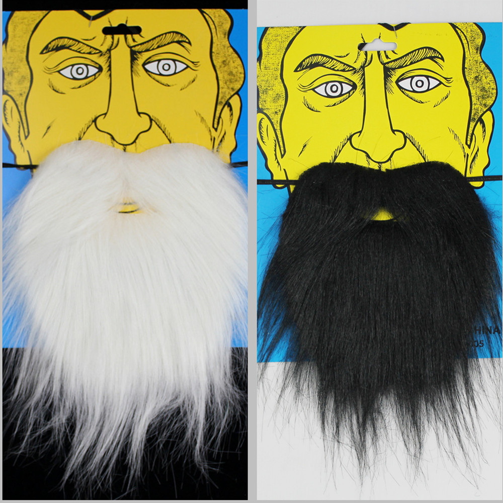 1 Хэллоуин макияж танцевальная вечеринка Performance Products Berce Beard Beard White Santa Santa Beard