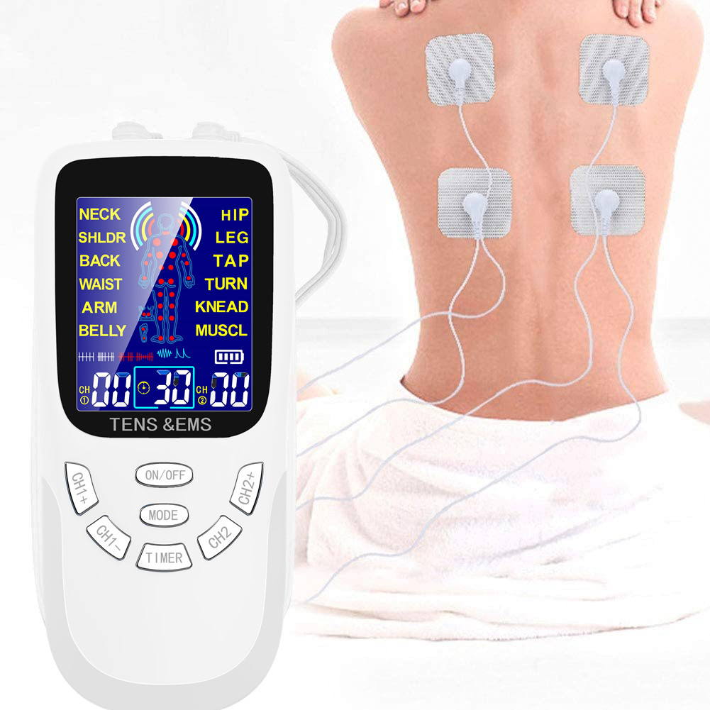 EMS Battery Model 12 модель цифровой меридиан массаж Tens Physiotherapy Instrument Home Pulse Massage Device