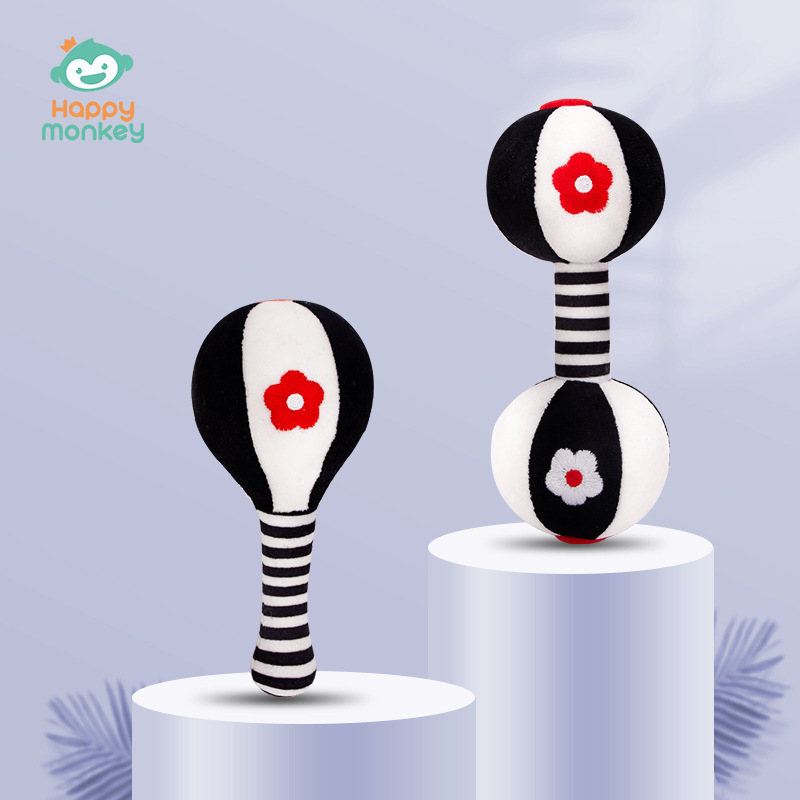 HappyMonkey Новорожденный, погонящий с черно-белым песком молот