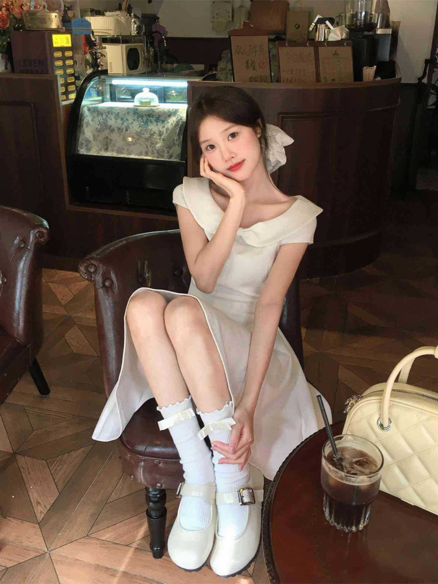 Кукла, летнее платье, юбка, корсет, наряд маленькой принцессы, французский стиль, в корейском стиле, А-силуэт