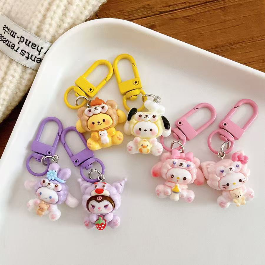 Sanrio, милый брелок, школьный рюкзак, аксессуар на рюкзак