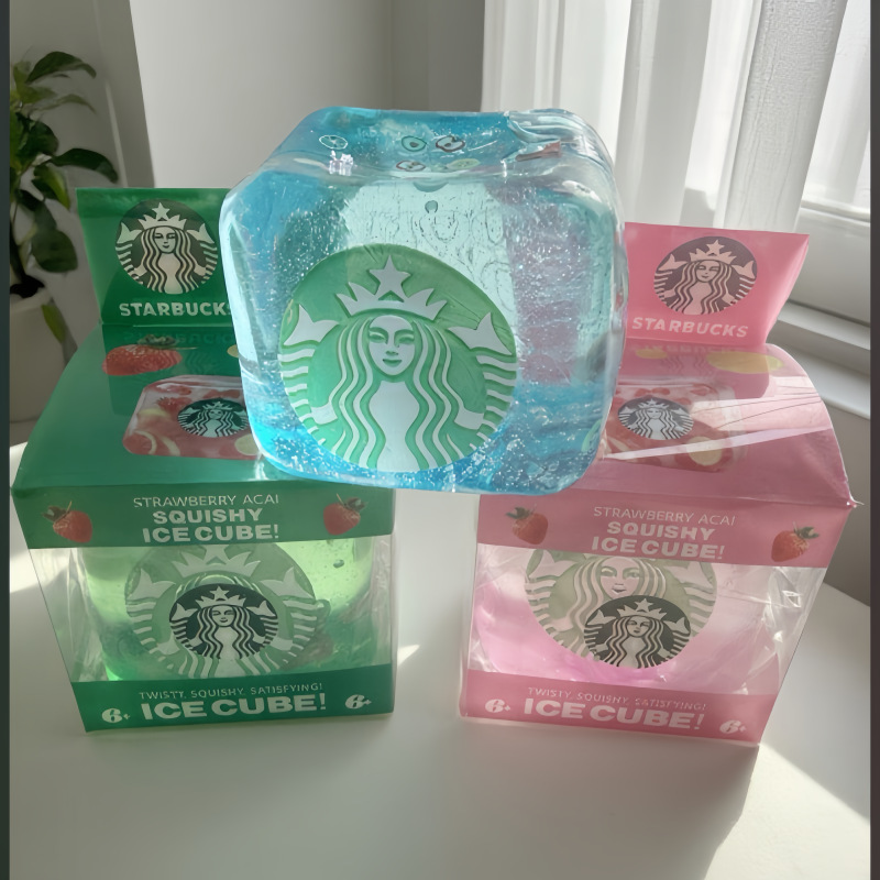 (Трансграничная торговля), starbucks, слайм, игрушка, антистресс, материал
