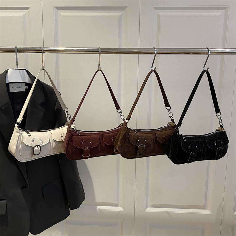 Модная ретро сумка на одно плечо, осенний ремешок для сумки, в корейском стиле, тренд сезона