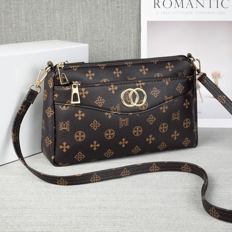 Guangzhou Hengli Leather Goods 2026 женская сумка для матери среднего возраста, бегущая по всему миру, кошелек, большая вместительная сумка через плечо на одно плечо