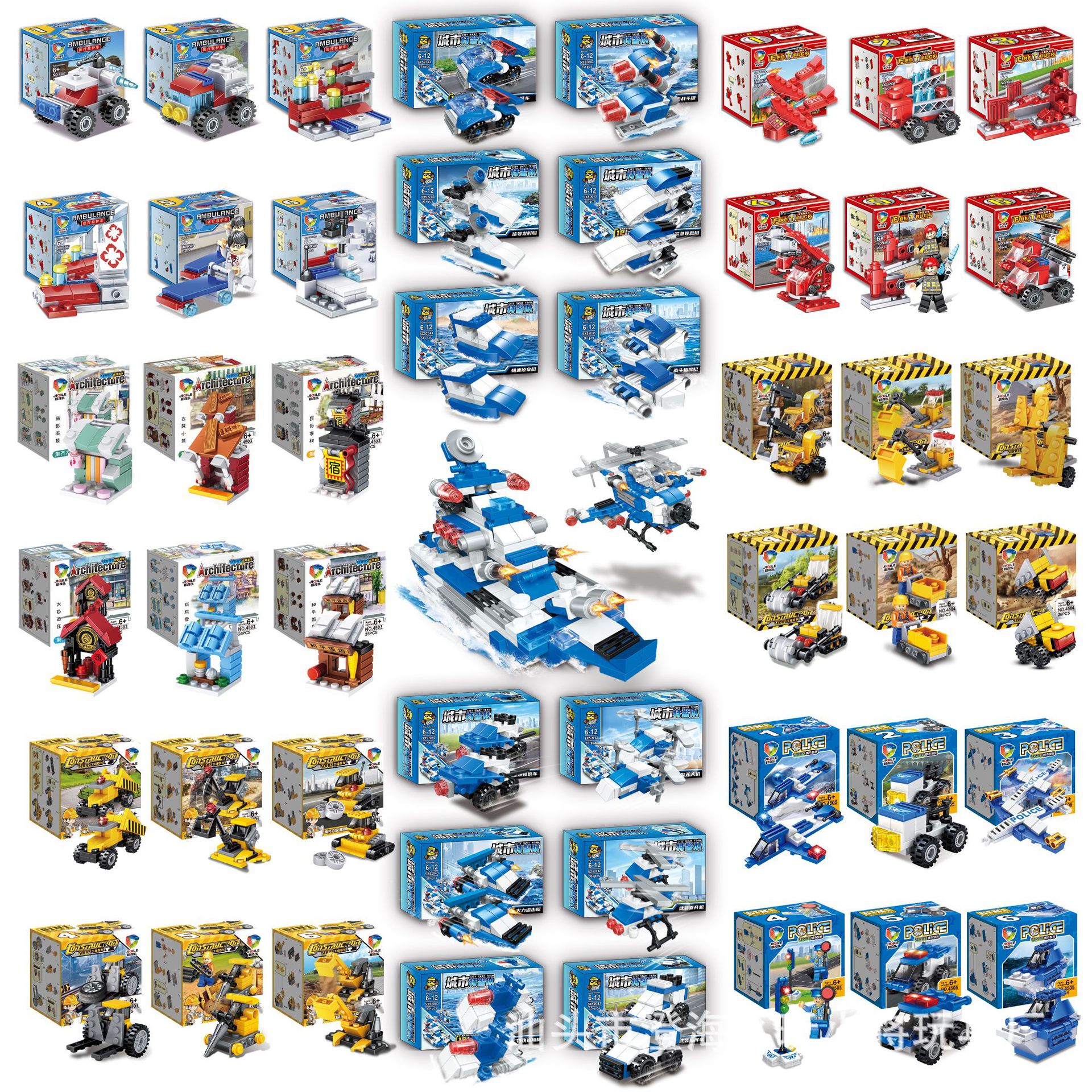 Lego, конструктор, транспорт, детская игрушечная машина, комбинированный комплект, робот, самолет, дорожная полиция