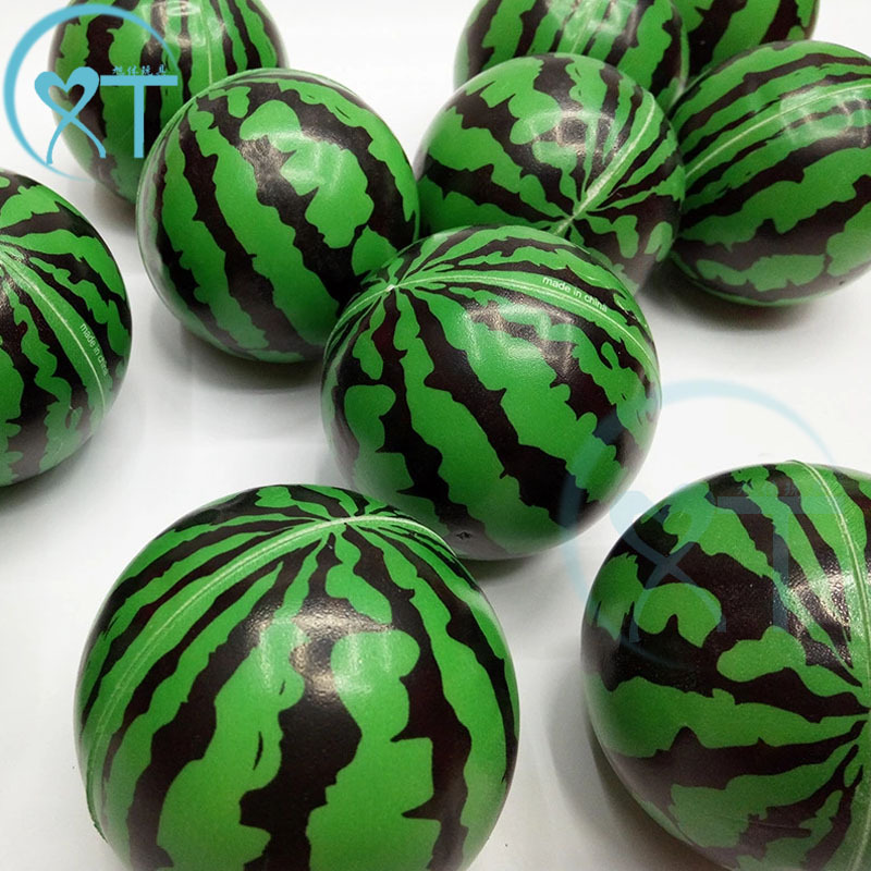 Крест -производитель родов детские спортивные игрушки Pu Ball Pu Foam Sponge Пластиковый мяч 6.3cmpu Awrmelon Ball