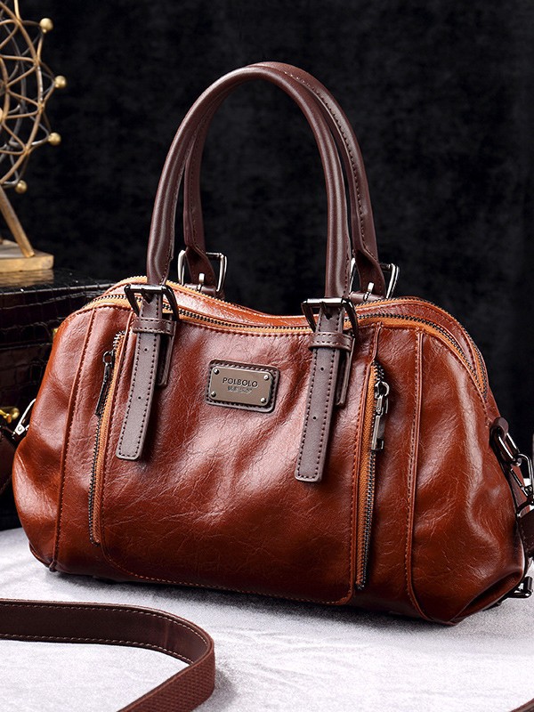 2025 Polybolo's New European и American Retro Fashion Crescent Moon Portable Crossbody Multi-Compount Multi-Component Women Sack