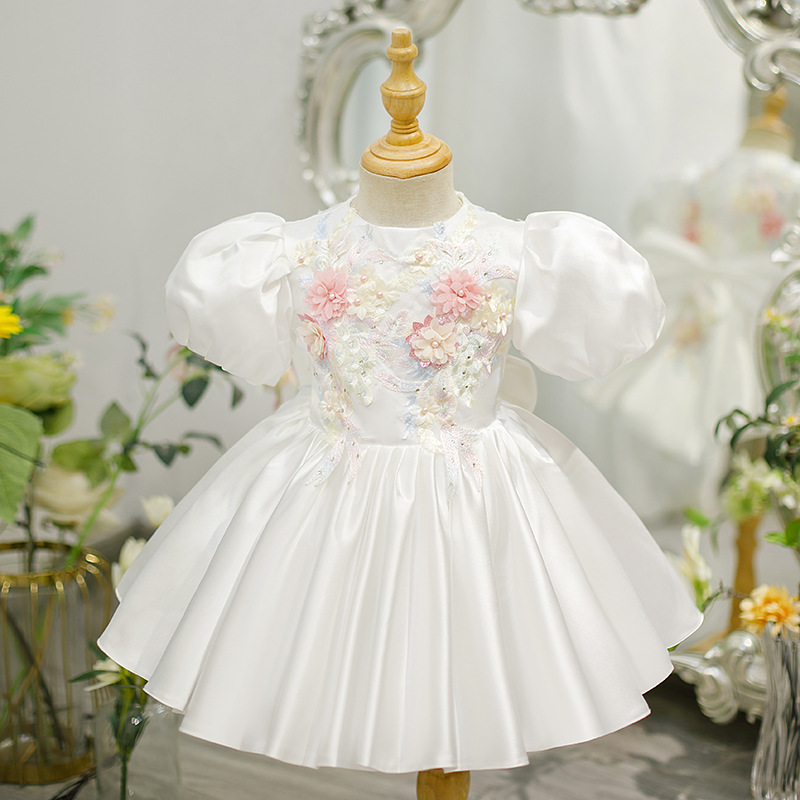 Платье для девочек, ретро юбка, наряд маленькой принцессы, Aliexpress, наряд на выход, подарок на день рождения, юбка-пачка, рукава фонарики