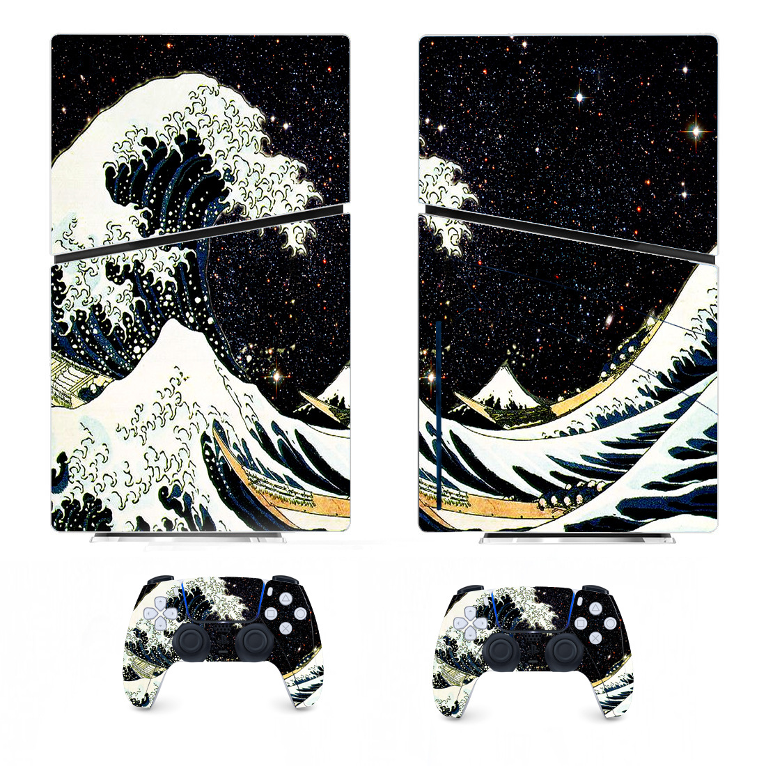 PS5 Slim Sticker Sticker Plant Plind Plind Plind Пленка против Scratch и водонепроницаемые наклейки на кожу оптический привод Digital может быть 4