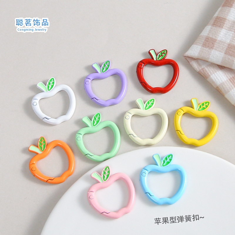 Apple, (Оптовые продажи), креативные колечки для украшений и бижутерии ручной работы, брелок, аксессуар, DIY