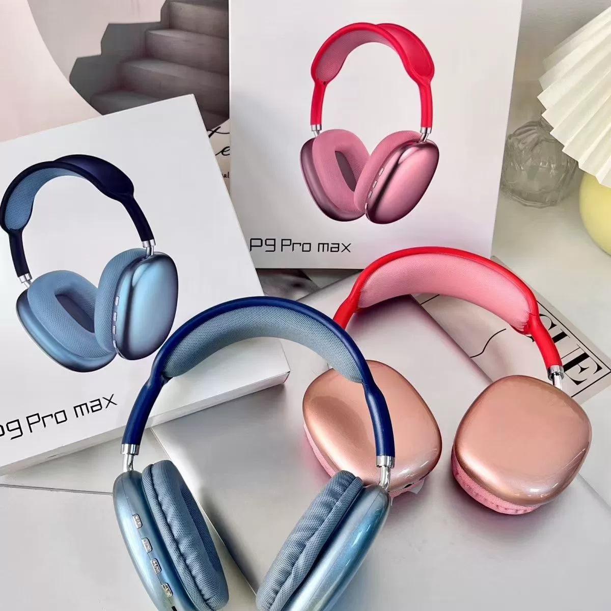 Huaqiangbei Hot-продаваемые P9Pro Max Bluetooth-гарнитура стерео ведущая производителя хлопковых точек прямых продаж