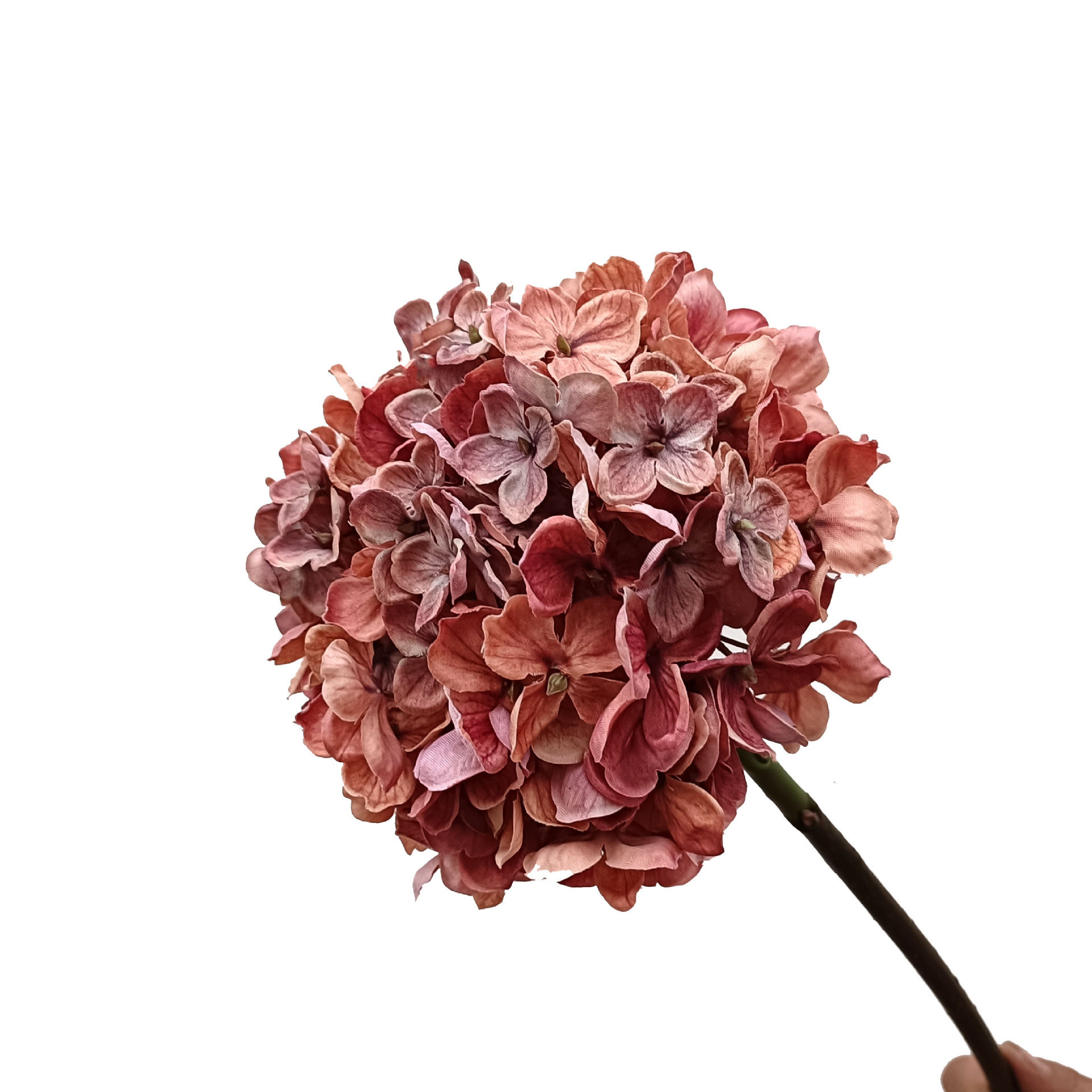 Taobao Cross -Бордюрная подача осенний цвет Hydrangea цветочный цветок европейский цвет гидрингея симуляция цветочный фальшивый цветок фальшивый цветок дома свадебная фотография украшения