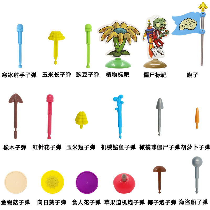 Rongda Fengjunhua War Plant Plant Zombie 3.0 Accessories Accessories Soft Bomb eva Shelk Оптовая оптом