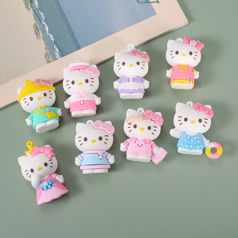 Hello kitty, (Оптовые продажи), креативный милый брелок, мультяшная кукла, сумка, для влюбленных, подарок на день рождения