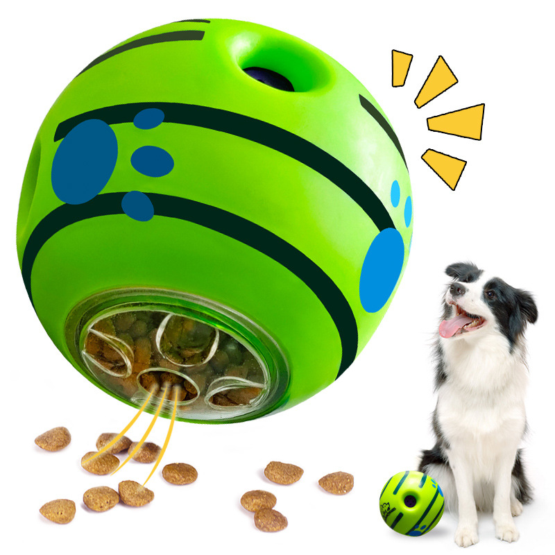 Собачья игрушечная утечка звука и еда, Hi Ball, ухмылка, шлифование Amazon, кусание, упущения, звуковой мяч