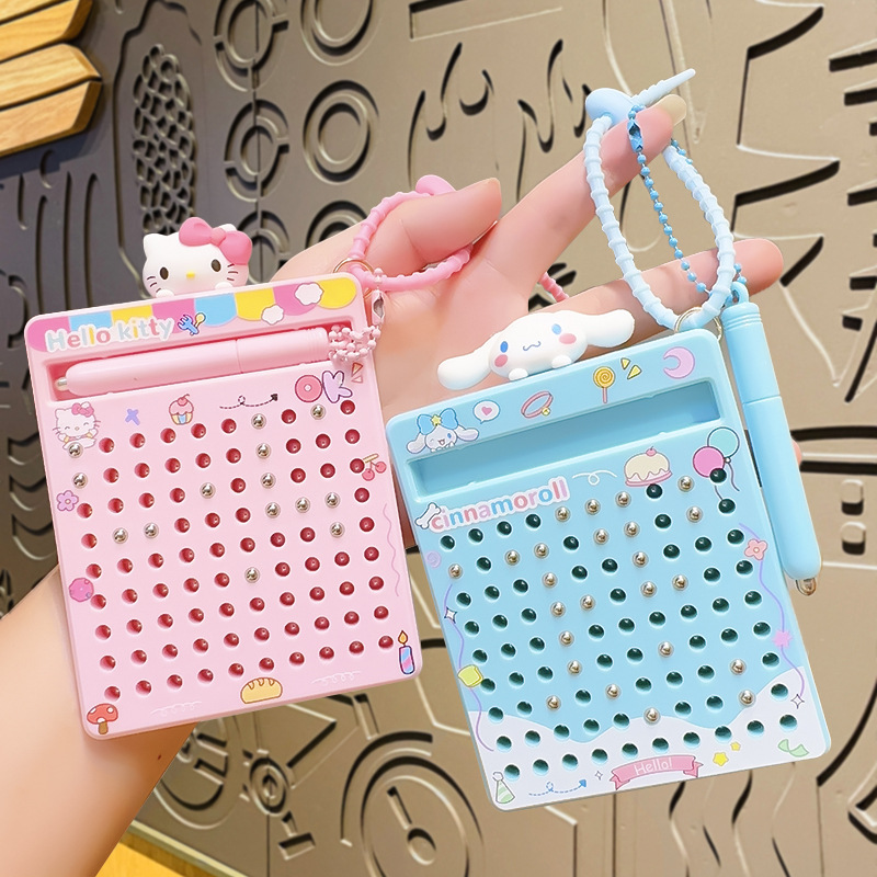 Sanrio, (Оптовые продажи), мультяшная доска для рисования, подвеска, игрушка, небольшая сумка, брелок, новая коллекция, антистресс, подарок на день рождения