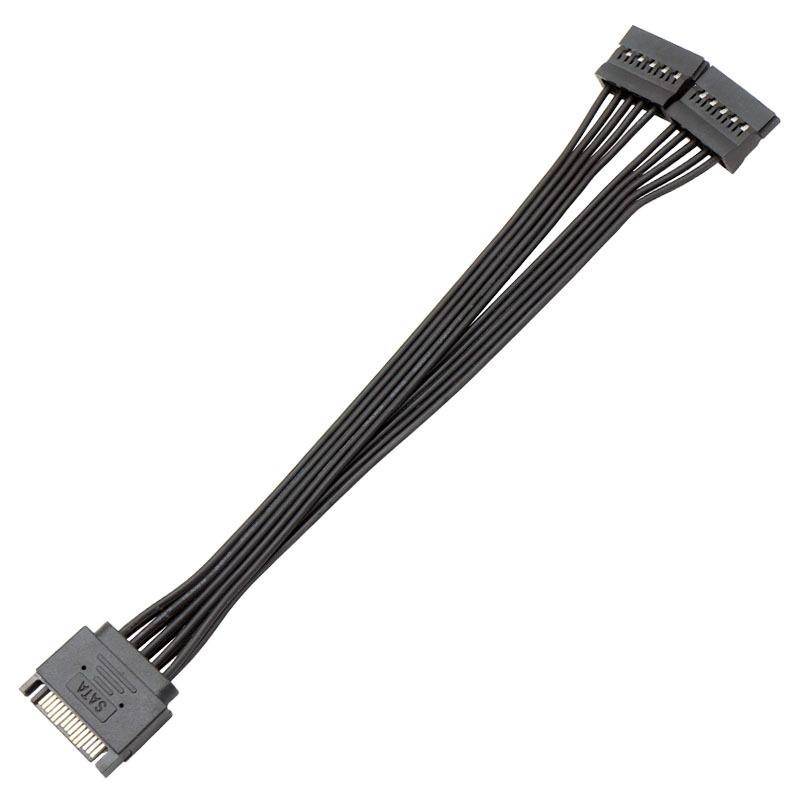 SATA One-Point One Power Cable 15PIN мужской орбита самка с одной-два SATA жесткий диск кабель питания