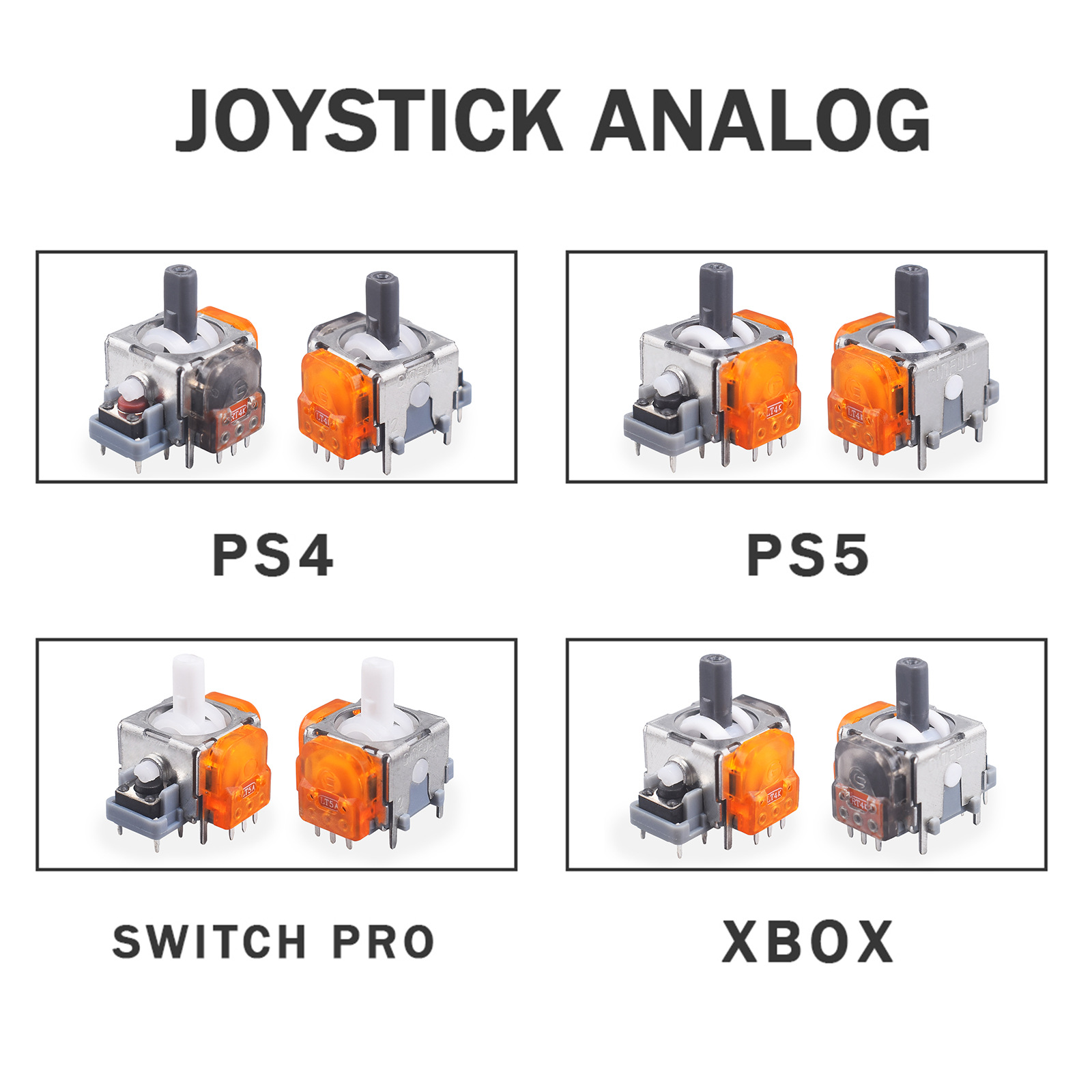 Клавиша Холла PS5 TMR подходит для XBOXONE/PS4/ручки переключателя, электромагнитного рычага управления Холла 3D