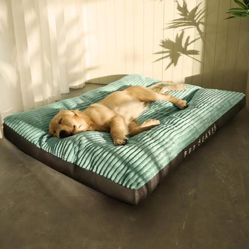 Gouqun Four Seasons Pet Sleep Sleepmion Зимняя зима теплая и отходы большие кровати для собак с собакой собачьи коврики спят