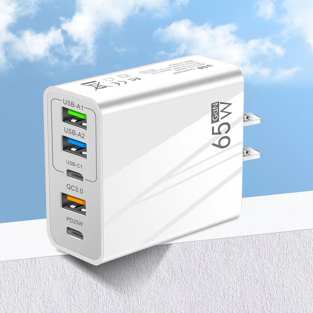 Мобильный телефон, зарядное устройство для путешествий с зарядкой, 65W, 5v, 1A, 65W