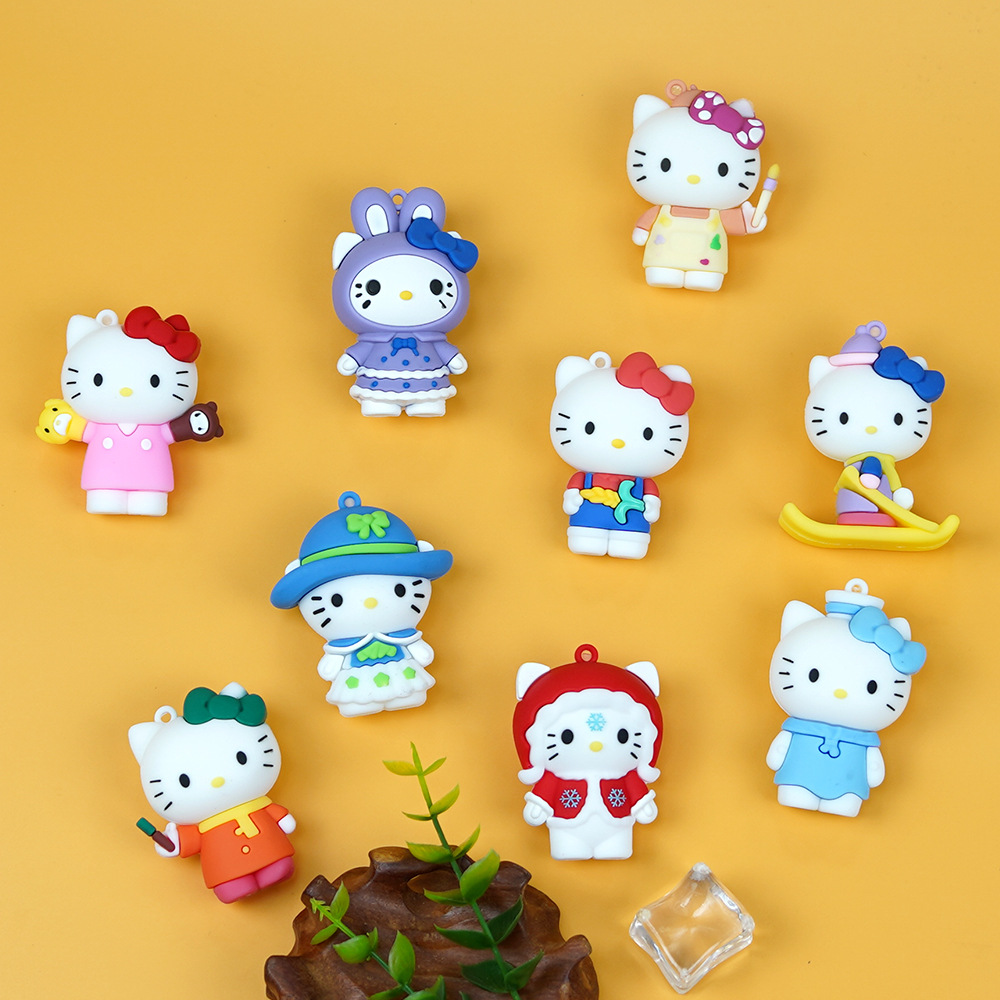 Hello kitty, мультяшный брелок, кукла, аксессуар, сумка, барсетка, мобильный телефон, подвеска, (в наличии на складе)