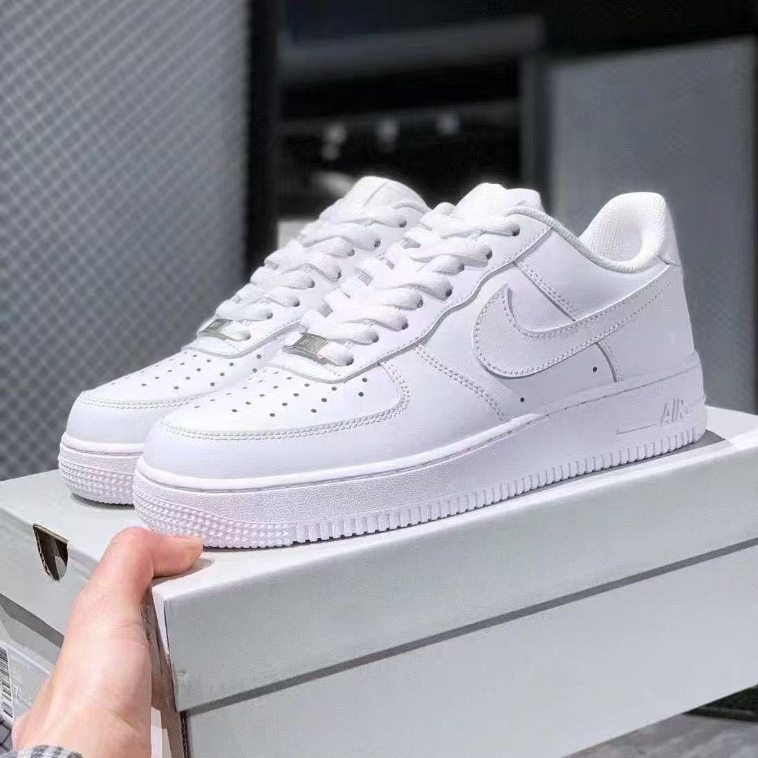 Nike Air Force 1, низкие кроссовки для отдыха для школьников и студентов, прямые продажи с завода, в корейском стиле