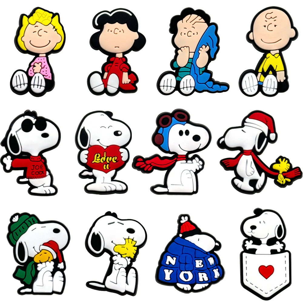 Nuby, snoopy, комплект, аксессуар, пряжка для обуви из ПВХ