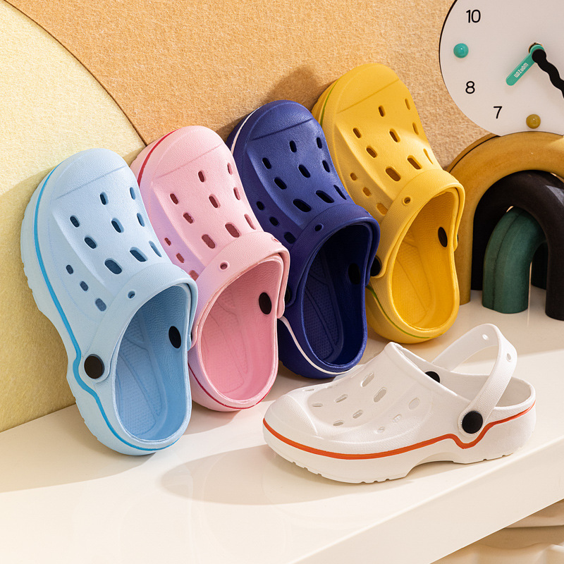启达顺 Детские летние тапочки в стиле Crocs для плавания подходит для мужчин и женщин, семейный стиль, подходят для дома и улицы