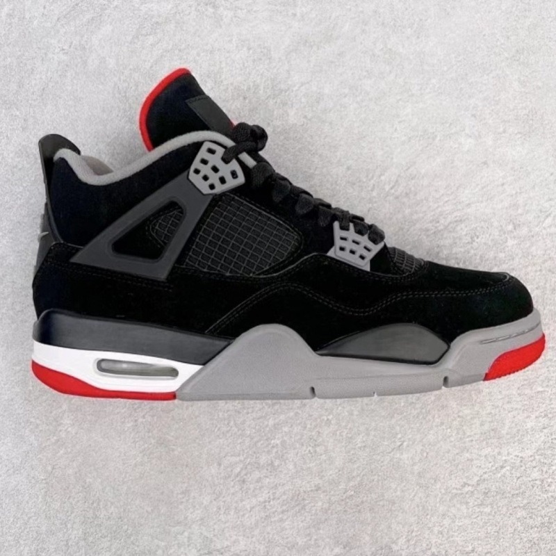 Putian Foreign Trade Factory AIR 4 Electric Jordan Black Cement Paris Баскетбольные кроссовки с рисунком личи Joe Баскетбольные кроссовки на воздушной подушке