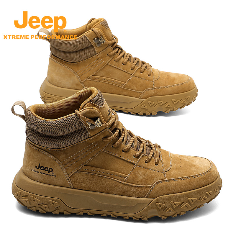 Jeep, демисезонный дорожный джип для скалозалания, нескользящие износостойкие кроссовки подходит для пеших прогулок
