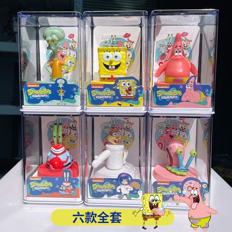 正版海绵宝宝 Печать, фигурка, игрушка, осьминог, подарок на день рождения