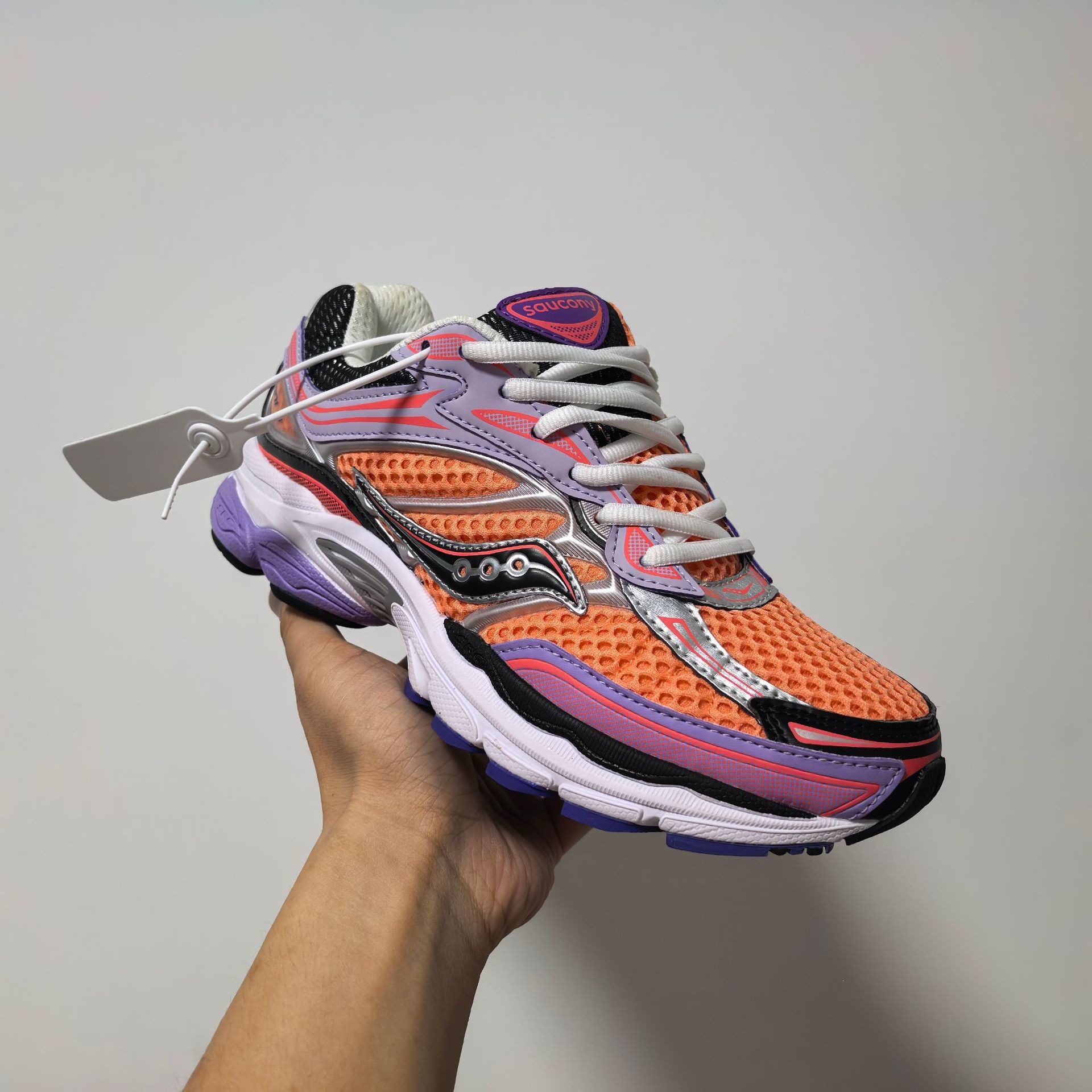Трансграничные кроссовки Saucony PROGRID OMNI Quanqing 9 для бега на открытом воздухе на амортизирующей износостойкой толстой подошве для мужчин и женщин