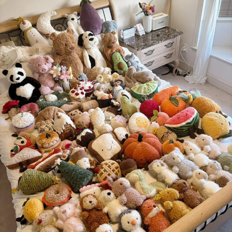 Jellycat, кукла, плюшевая игрушка, рождественский подарок, подарок на день рождения
