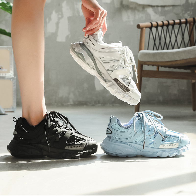Париж третьего поколения Daddy Shoes Series из трех поколений 202 осень и зима новые спортивные повседневные туфли