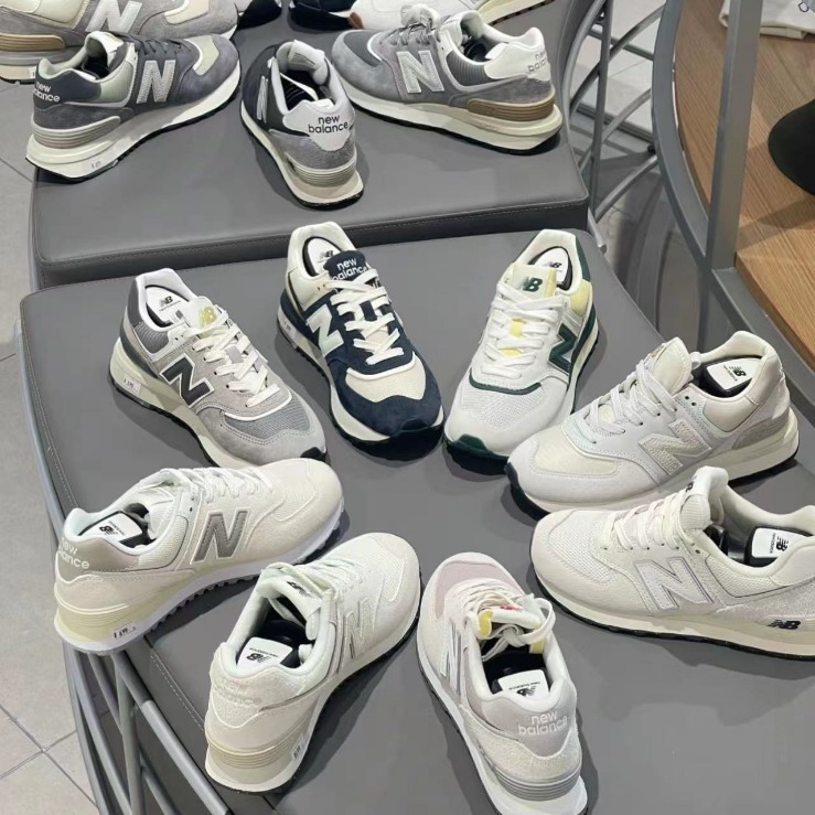 New balance, повседневные дышащие беговые кроссовки подходит для мужчин и женщин