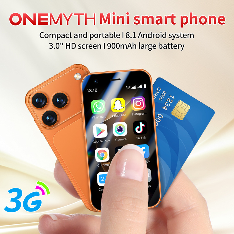 Трансграничный смартфон A17mini Android, четырехъядерный процессор 3.0, маленький экран, WIFI, магазин Google, сеть 3G, иностранный язык
