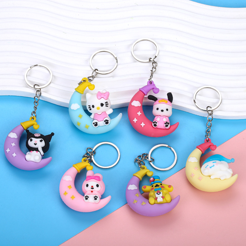 Sanrio, креативный брелок для школьников и студентов, школьный рюкзак, мультяшный аксессуар на рюкзак, кукла, подарок на день рождения