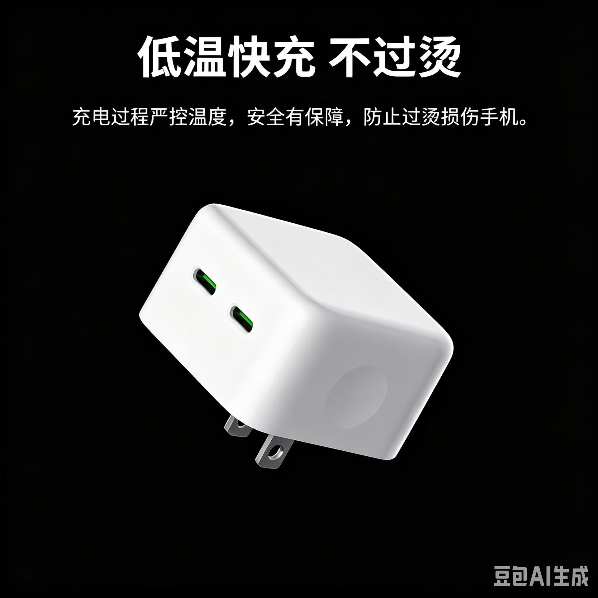Новое двойное зарядное устройство PD 35W складное складное адаптер Dual PD 50W Британские правила Австралия Правила двойного типа C Зарядное устройство