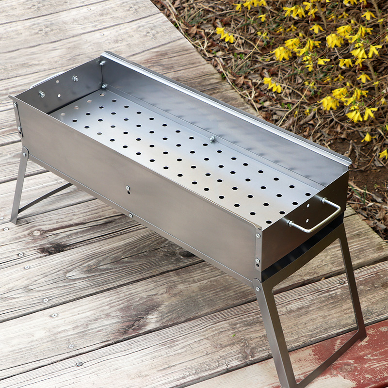 Печь для барбекю Home Barbecue Grill Skewhers Печь на открытом воздухе портативная складная древесная баранина для баранины углеродные духовки принадлежности