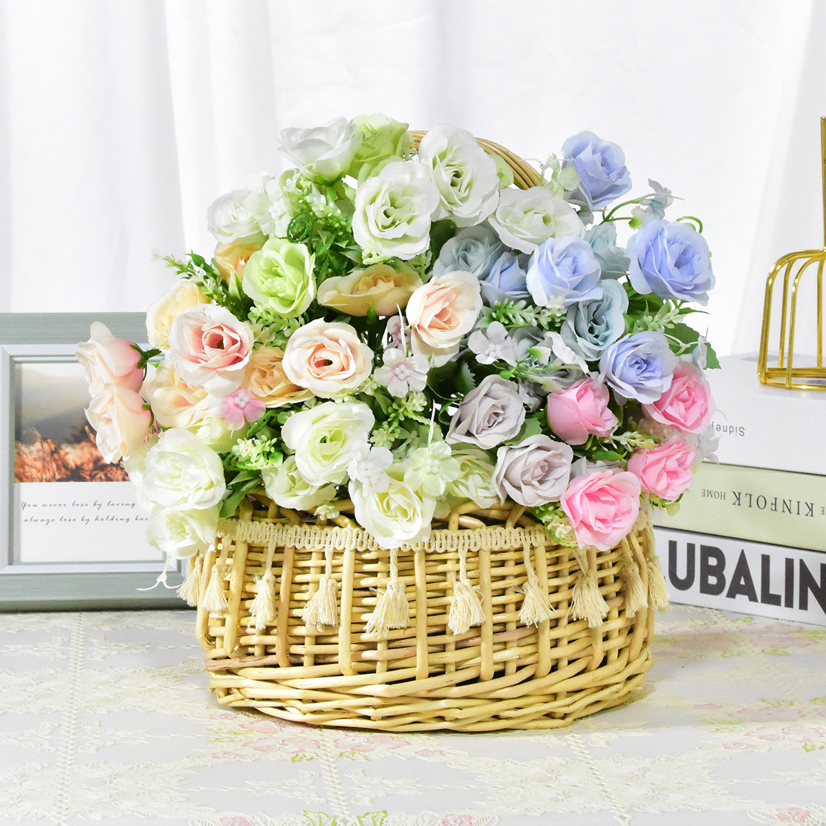 Заводская прямая продажа поддельная моделирование цветов цветы xioqing new Western Rose Home Coremer