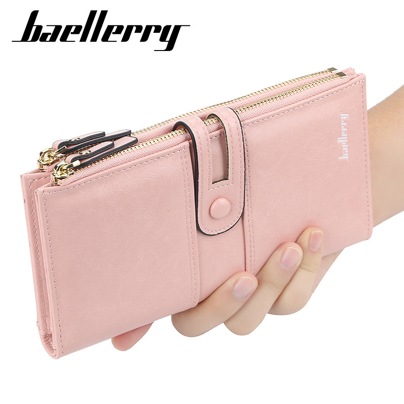 baellerry Длинный универсальный бумажник, модная сумка, кошелек с молнией, в корейском стиле